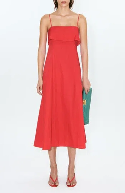 MANGO MANGO A-LINE MIDI DRESS