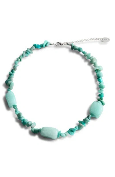 Mango Amazonite Beaded Bracelet In Green