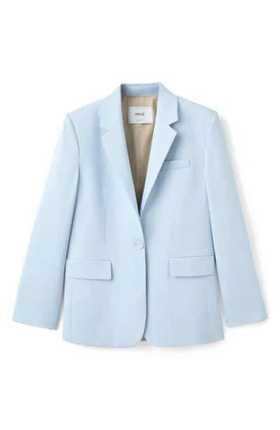 Mango Americana One-button Blazer In Blue