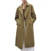 Mango Angela Trench Coat In Brown