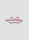 Mango Animal Fur Mask Pale Pink In Pink