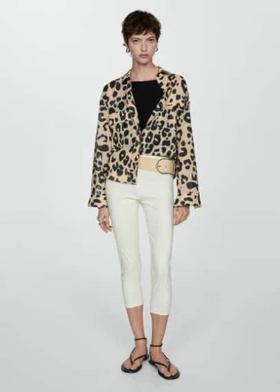 Mango Shirt Ecru