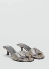 Mango Sandales Beige - Femme - 41 -  In Beige