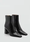 Mango Ankle Boots With Block Heel