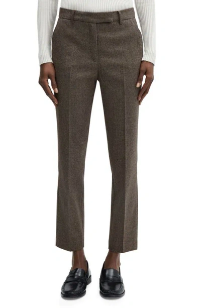 Mango Women's Mid-rise Skinny Pants In Gray
