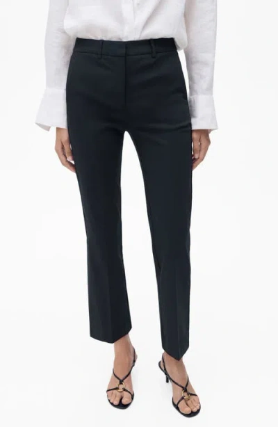 MANGO MANGO ANKLE STRAIGHT LEG PANTS