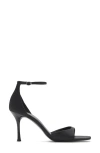 Mango Ankle Strap Sandal In Black