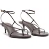 Mango Ankle Strap Sandal In Brown