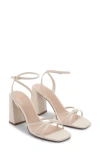Mango Ankle Strap Sandal In Light Beige