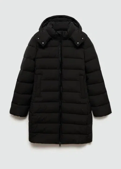 Mango Anorak Black