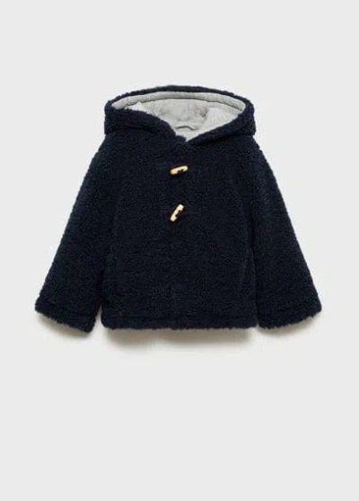 Mango Kids' Anorak In Bleu Marine Foncé