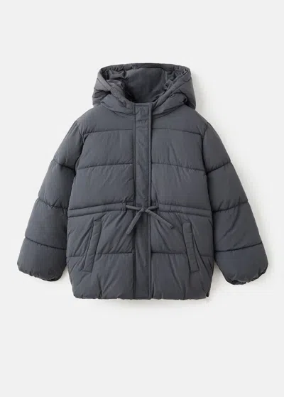 Mango Kids' Anorak Charcoal In Gray
