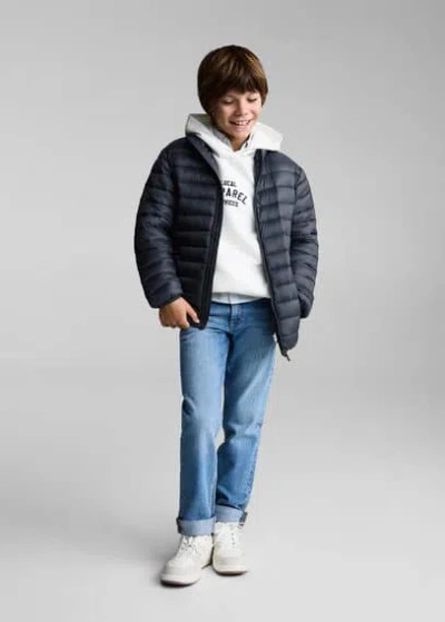 Mango Kids' Anorak Dark Navy