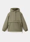 Mango Anorak Jorge In Green