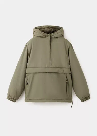 Mango Kids' Anorak Jorge In Green