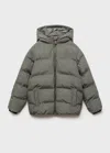 Mango Anorak Pastel Green In Green