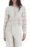 Mango Arena Openwork Top In White