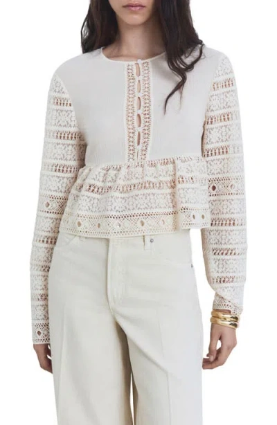 Mango Arena Openwork Top
