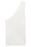 Mango Asim One-shoulder Top In White