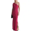 Mango Asymmetric A-line Dress In Pink