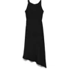 Mango Asymmetric A-line Dress In Black