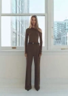 Mango Asymmetric Belt Jumpsuit Brown In Brown