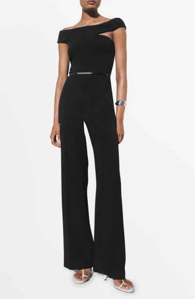 MANGO MANGO ASYMMETRIC JUMPSUIT