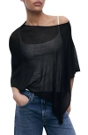 Mango Asymmetric Knit Cape