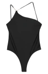 Mango Asymmetric Open Back One-piece Swimsuit