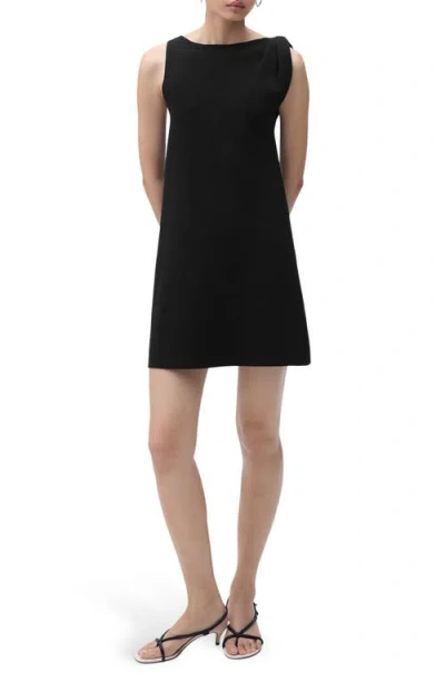MANGO MANGO ASYMMETRIC SLEEVELESS KNIT DRESS