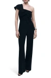 Mango Asymmetric Wide Leg Jumpsuit