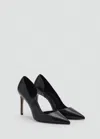 Mango Chaussures Talon Asymétriques Noir - Femme - 42 -