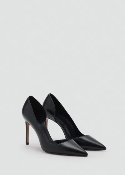 Mango Chaussures Talon Asymétriques Noir - Femme - 42 -  In Black