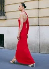 Mango Robe Rouge - Femme - M -