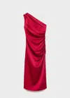 Mango Robe Lie De Vin - Femme - Xxl -  In Red