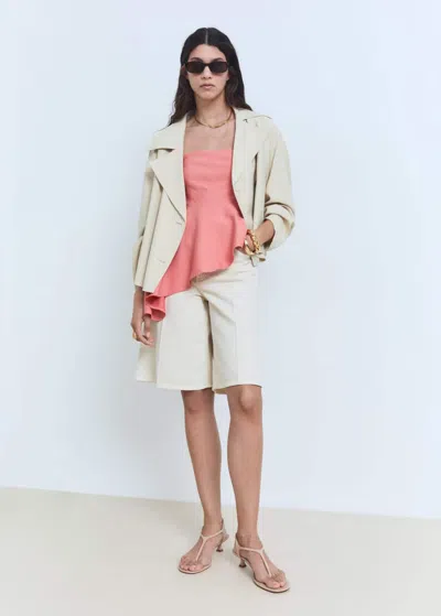 Mango Top Corail - Femme - M -  In Red
