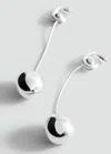 Mango B-oreilles Argent - Femme - Taille Unique -