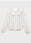 Mango Blouse Écru - Enfants - 12 -  Kids In White