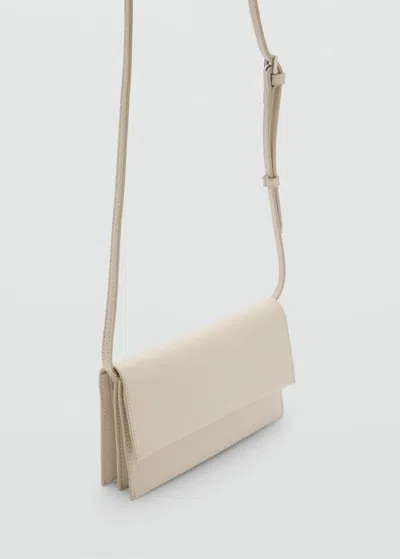 Mango Sac P- Blanc Cassé - Femme - Taille Unique -