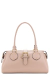 Mango Balboa Shoulder Bag In Nude