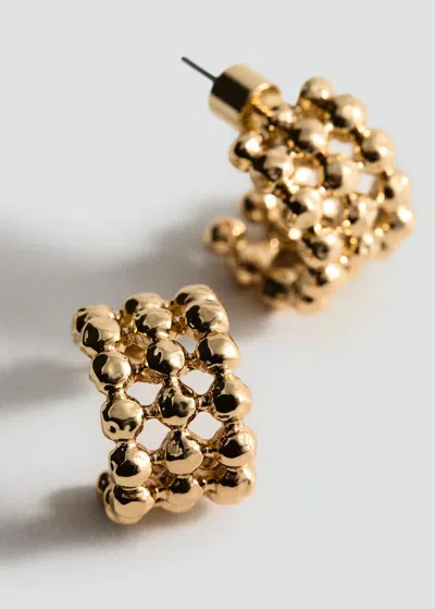 Mango Ball Hoop Earrings In Or