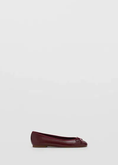 Mango Kids' Ballerines Naud In Bordeaux