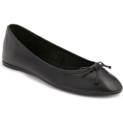 Mango Ballet Flat In Black