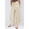 Mango Balloon Pants In Neutral