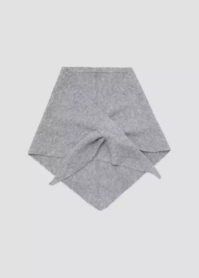 Mango Bandana Maille In Gris Chiné Clair