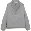 Mango Barile Half-zip Jacket In Gray