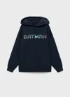 Mango Batman Sweatshirt In Blue