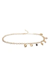 Mango Beaded Chain Belt In Gold