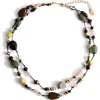 Mango Beaded Layered Necklace In Multi