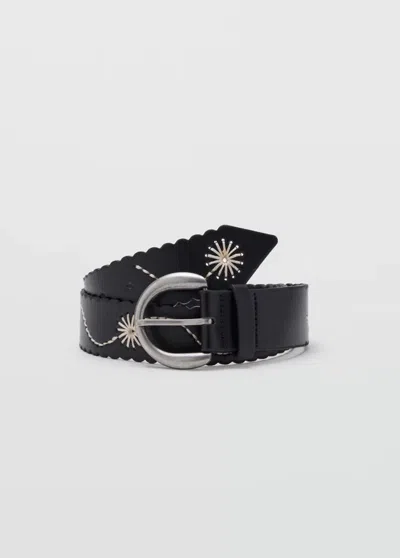 Mango Belt Fiorella In Noir